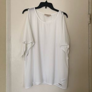 Michael Kors cold shoulder top NEW